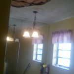 Ceiling collapsed and success if here